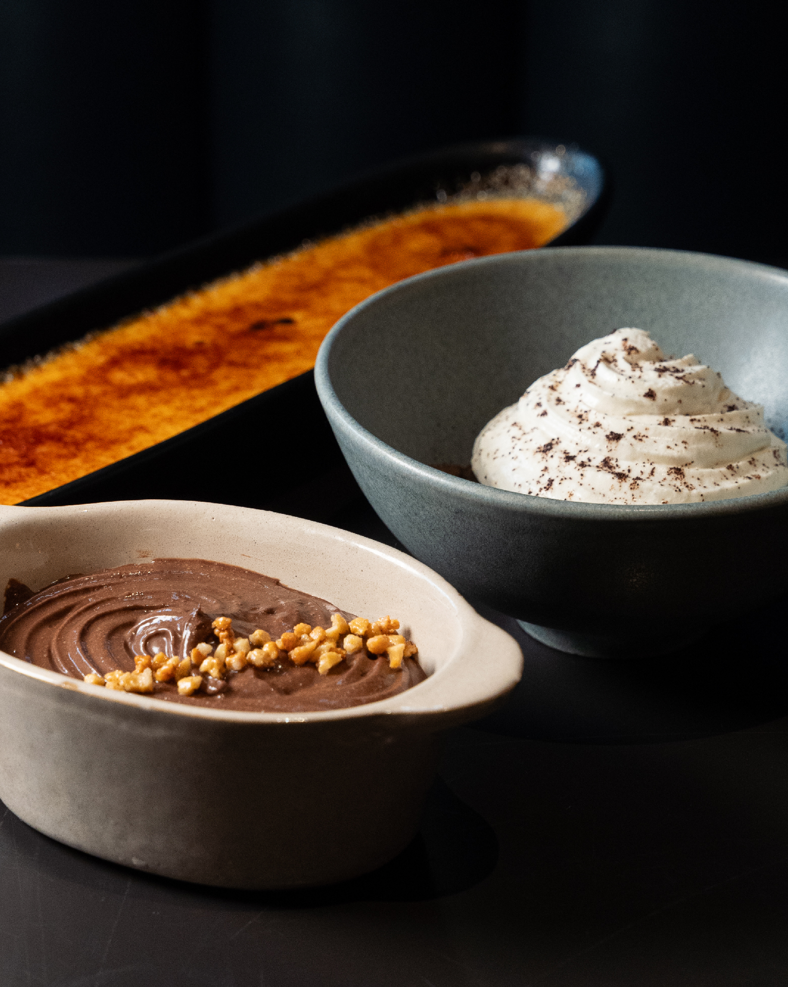 <p>À l’occasion de l’hiver, ce sont de nouvelles recettes qui sont proposées par notre cuisine.</p>
<p> </p>
<p>Des plats cuisinés avec soin, et avec des ingrédients de saison !</p>
<p> </p>
<p>Tapas à partager</p>
<p>Poké bowl 🍚</p>
<p>Burger 🍔</p>
<p>Desserts gourmands</p>
<p>Et bien d’autres nouveautés vous attendent !</p>